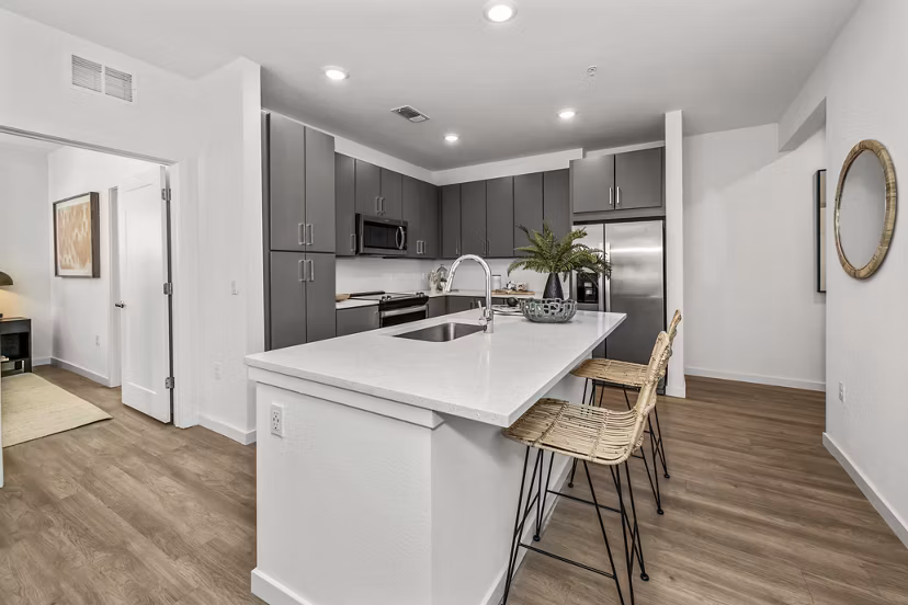 kitchen at Lantana at Cypress Cay Apartments