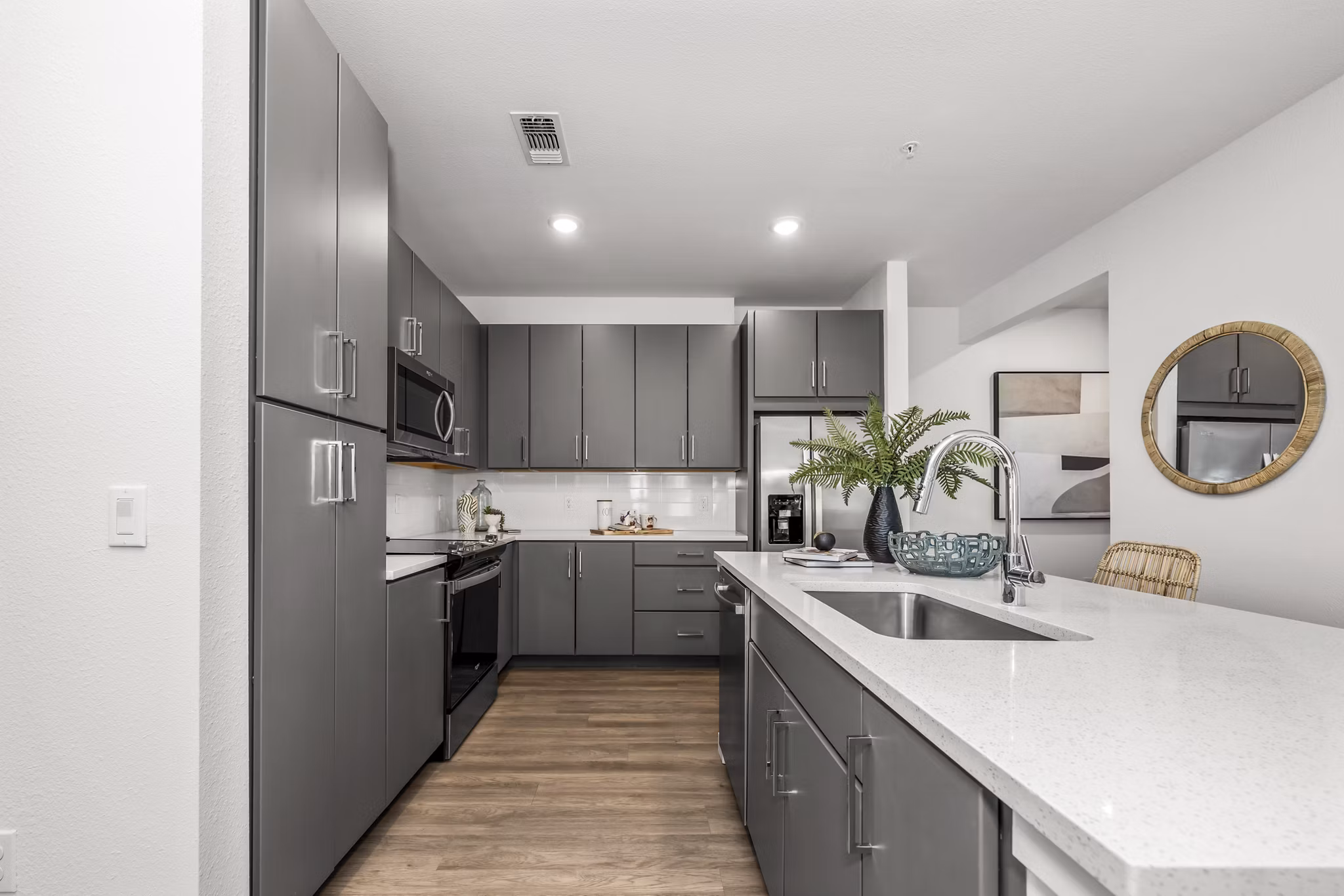 kitchen at Lantana at Cypress Cay Apartments