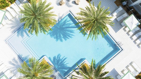 pool at Lantana at Cypress Cay Apartments