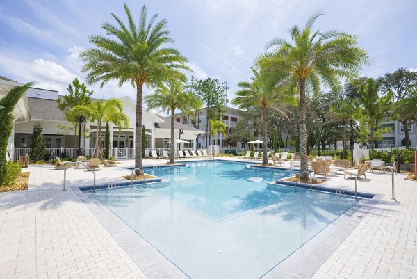pool at Lantana at Cypress Cay Apartments