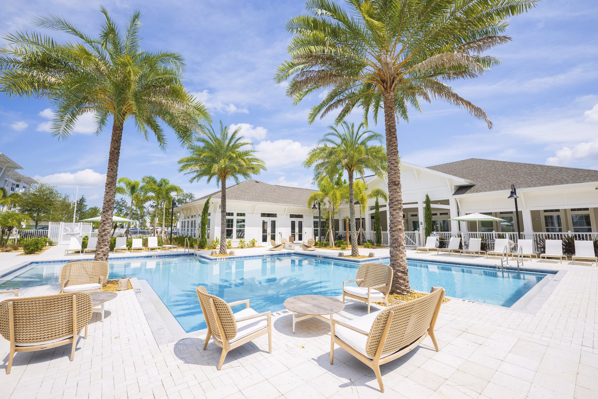 pool at Lantana at Cypress Cay Apartments