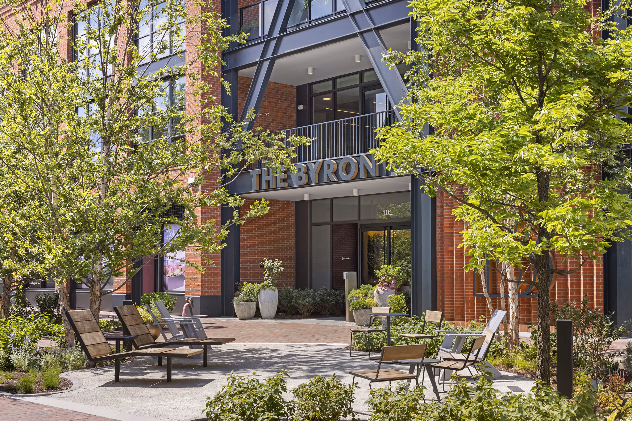 building/exterior at The Byron Apartments