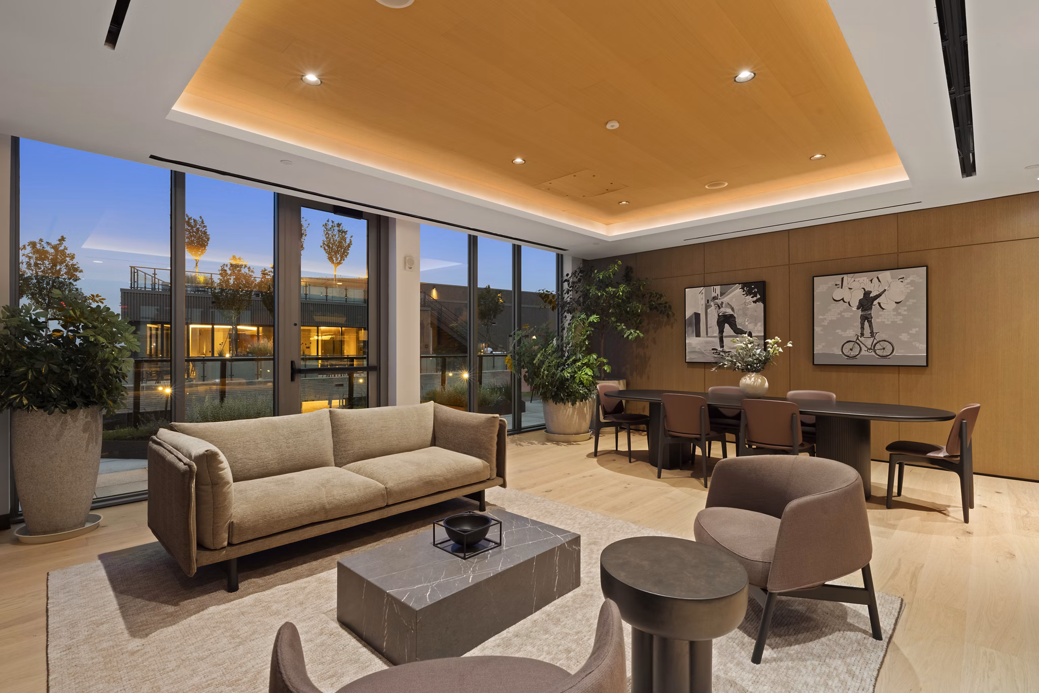 clubhouse at The Byron Apartments