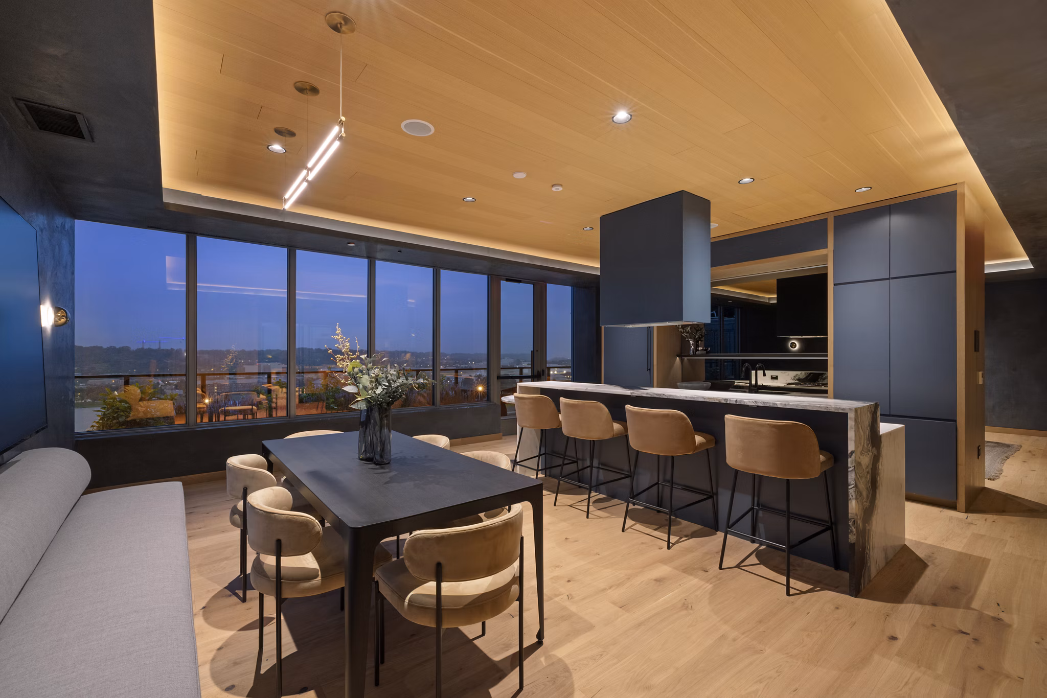 clubhouse at The Byron Apartments