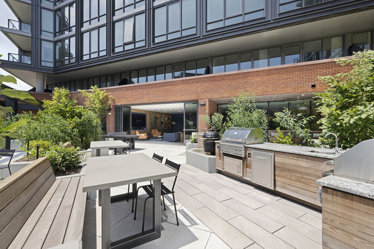 Grill area at The Byron