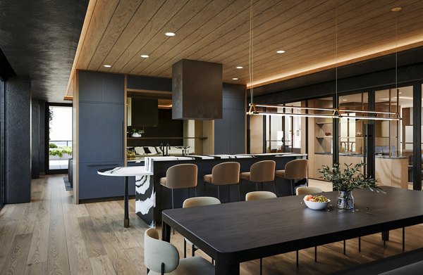 rendering at The Byron Apartments