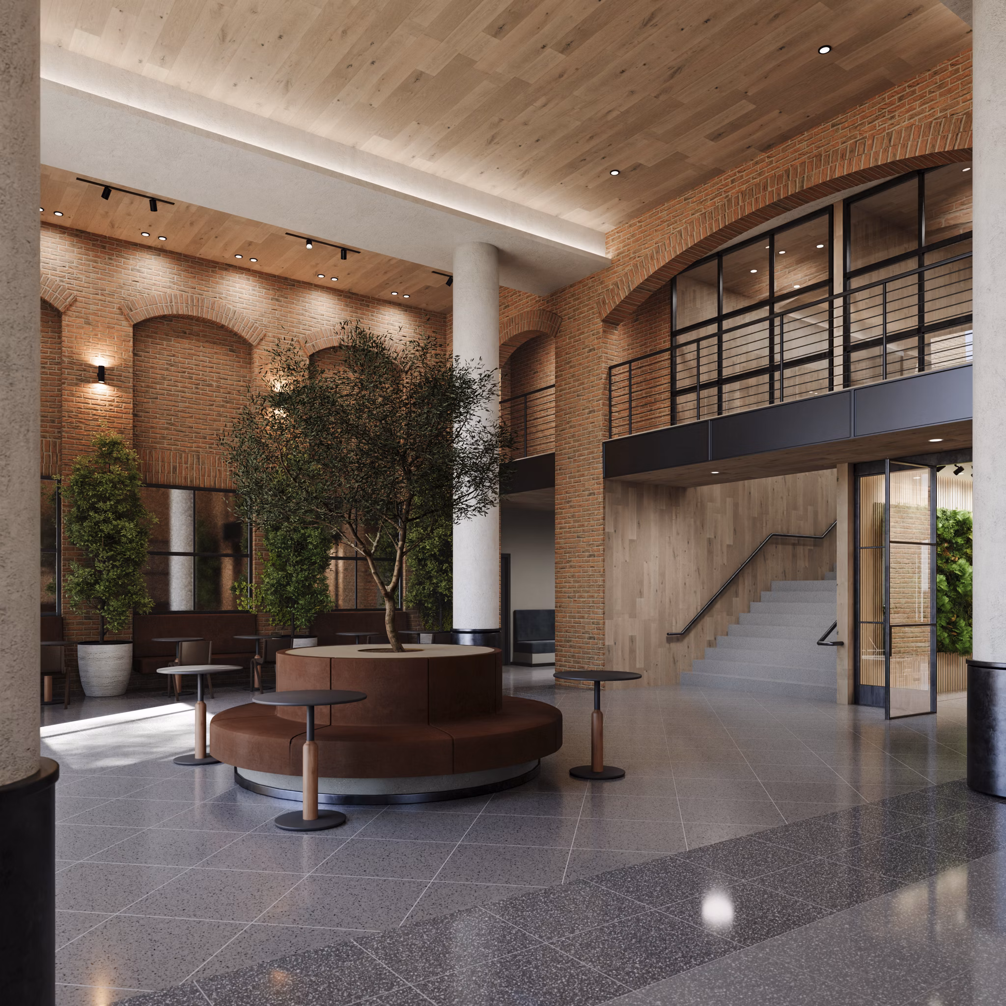 rendering at The Byron Apartments