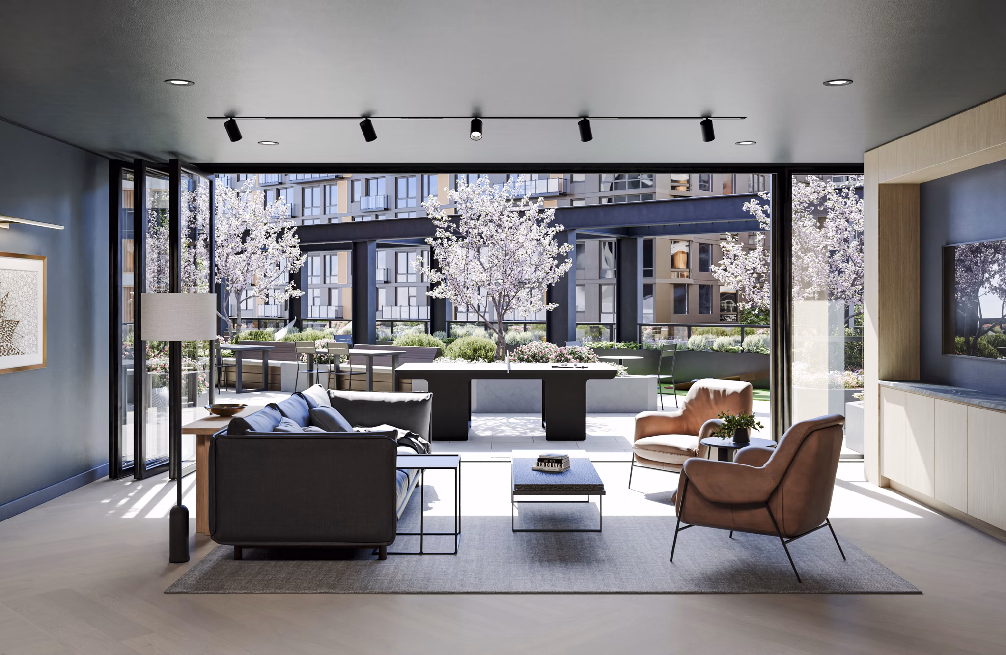 rendering at The Byron Apartments