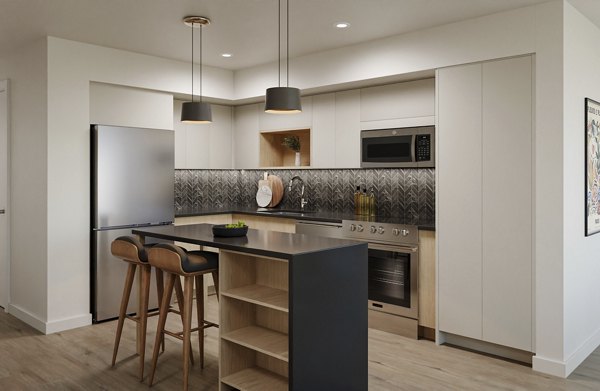 rendering at The Byron Apartments