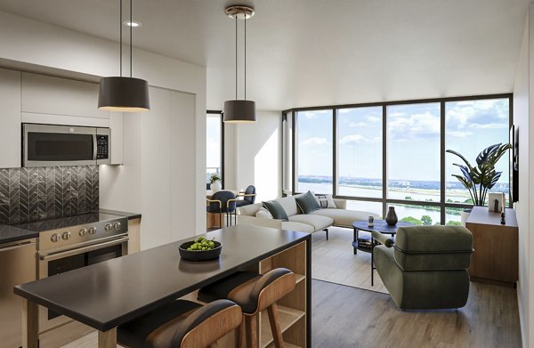 rendering at The Byron Apartments