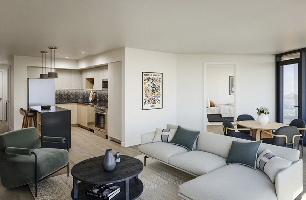 rendering at The Byron Apartments
