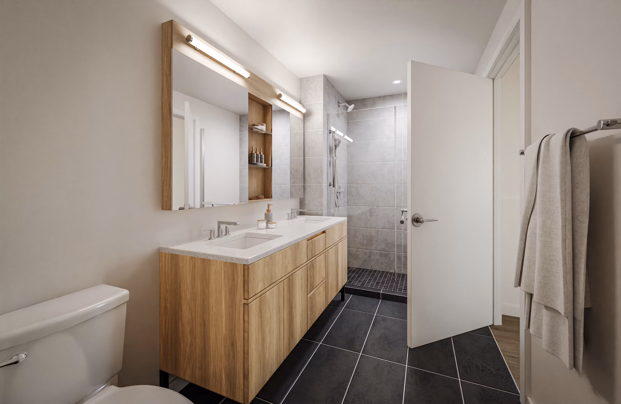 rendering at The Byron Apartments