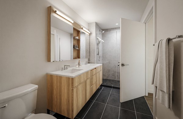rendering at The Byron Apartments