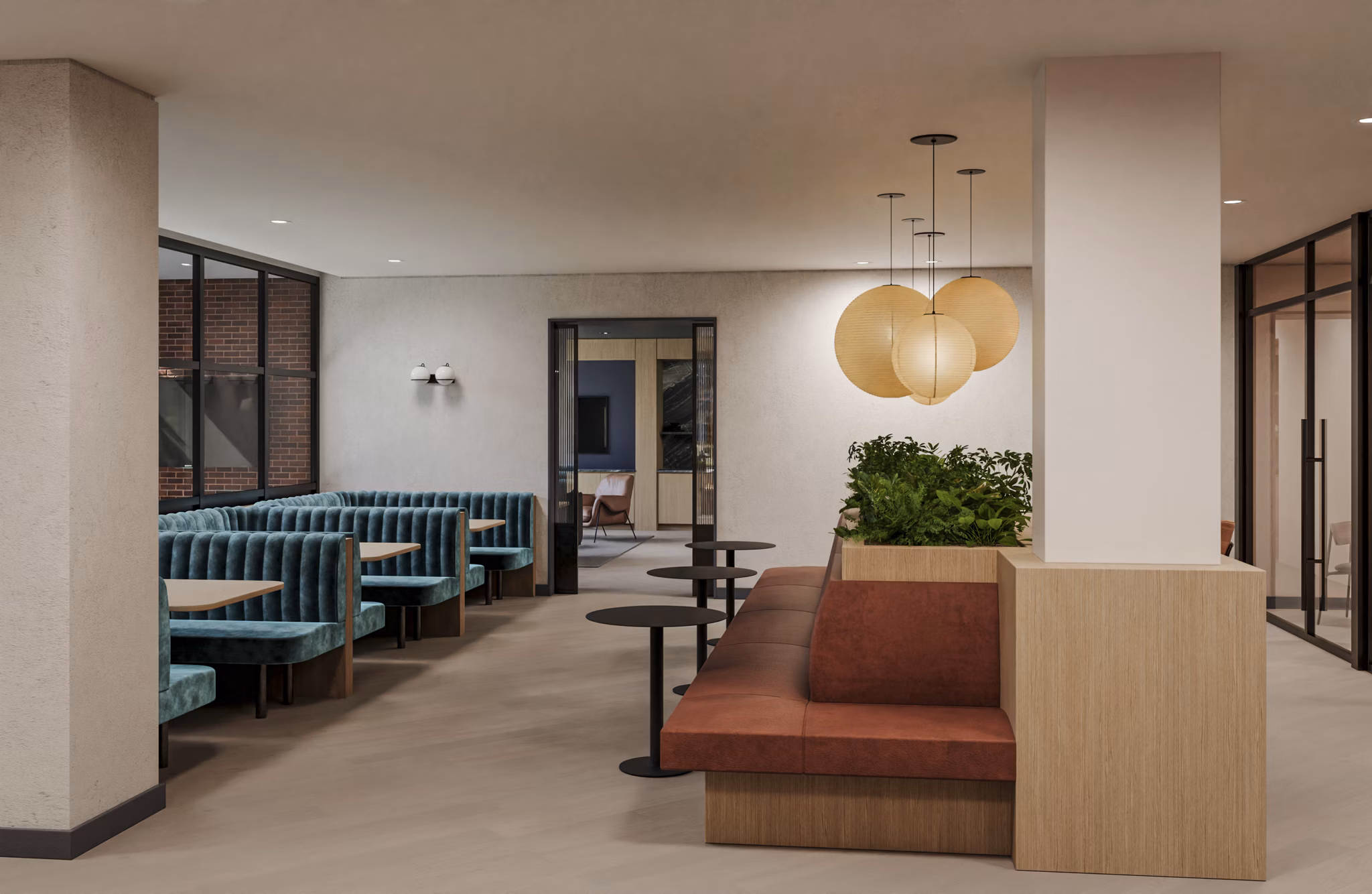 rendering at The Byron Apartments