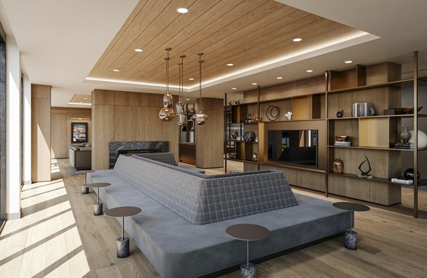 rendering at The Byron Apartments