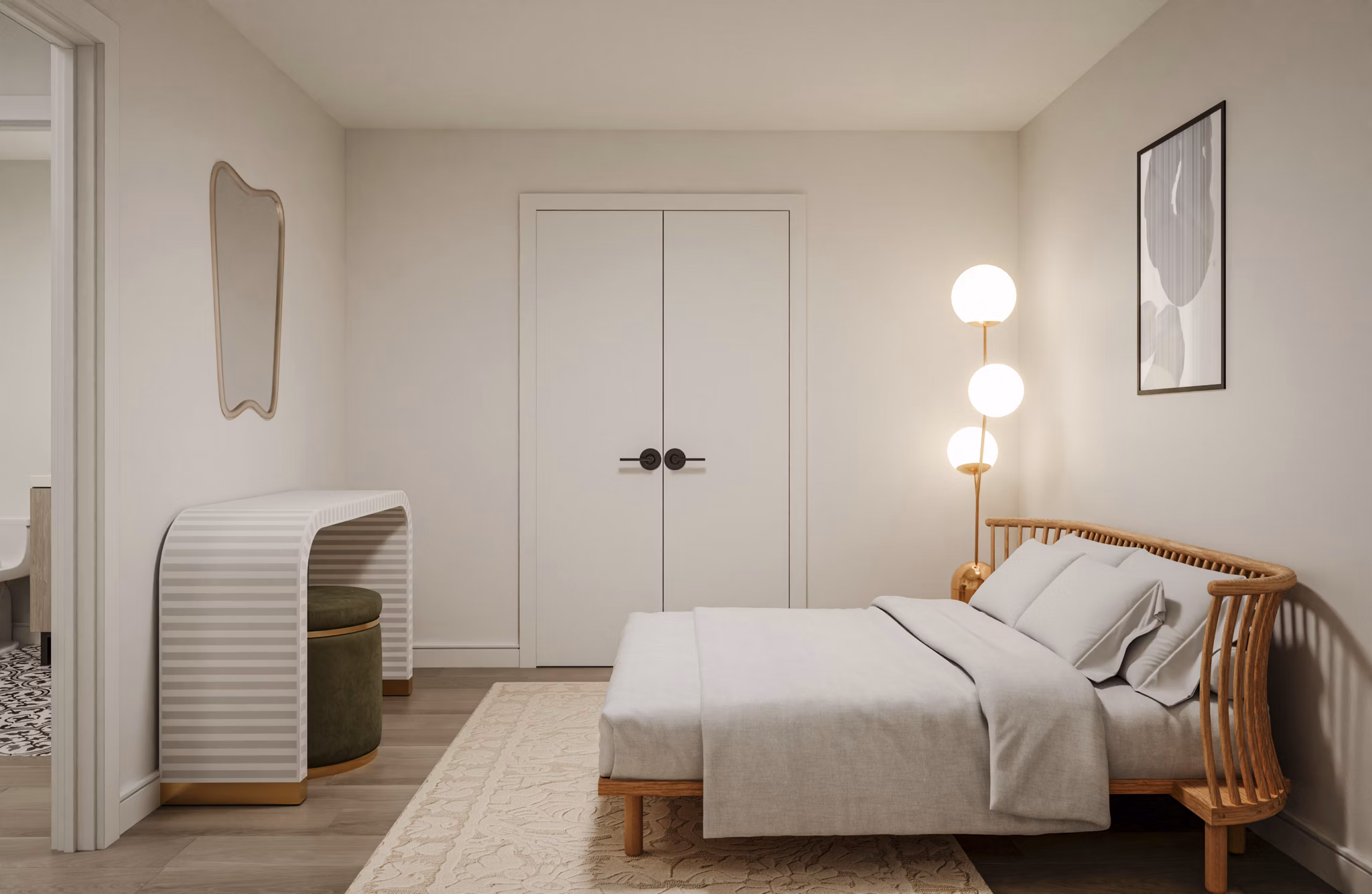 bedroom at Colette Apartments 
