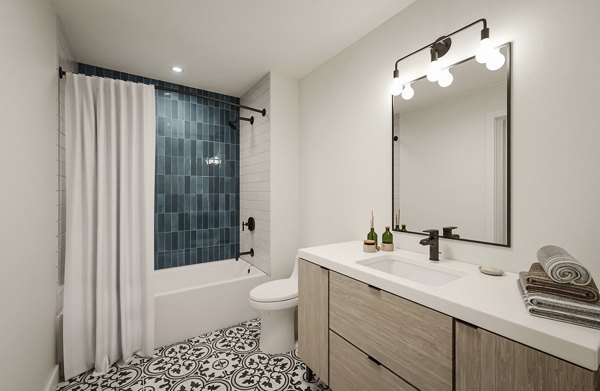 bathroom at Colette Apartments 