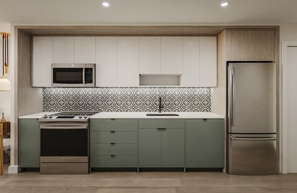 kitchen at Colette Apartments 