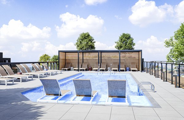 pool at Colette Apartments 