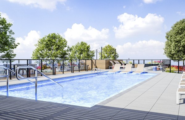 pool at Colette Apartments 