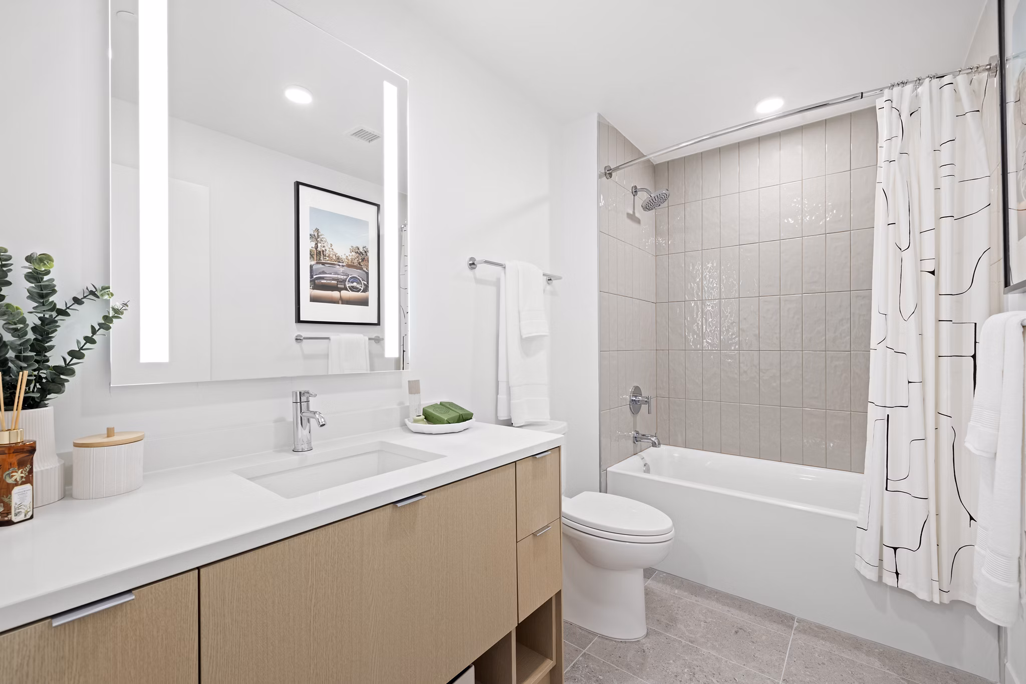 Bathroom at Everly Apartments