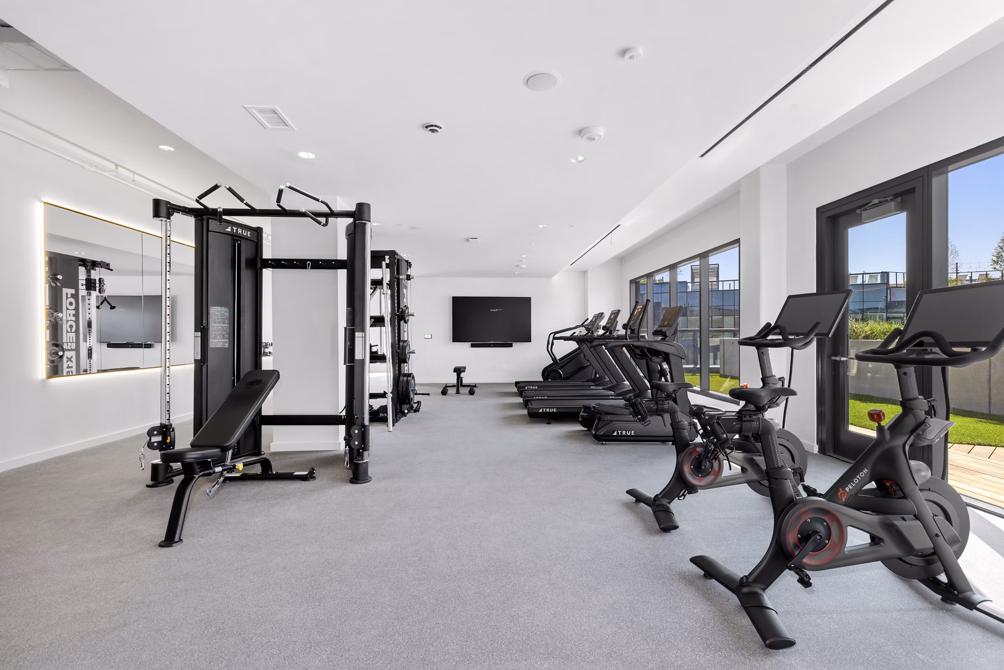 Fitness Center at Everly Apartments