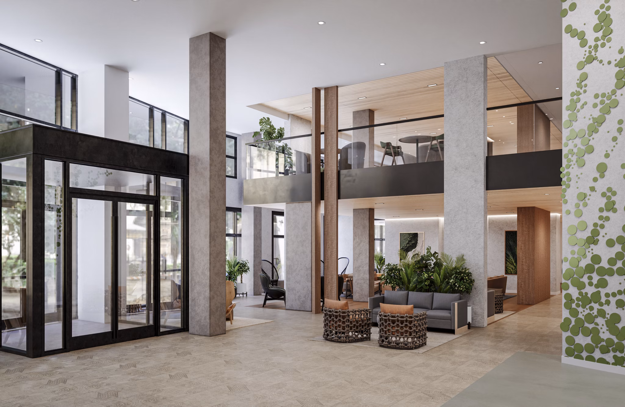 rendering at Everly Apartments