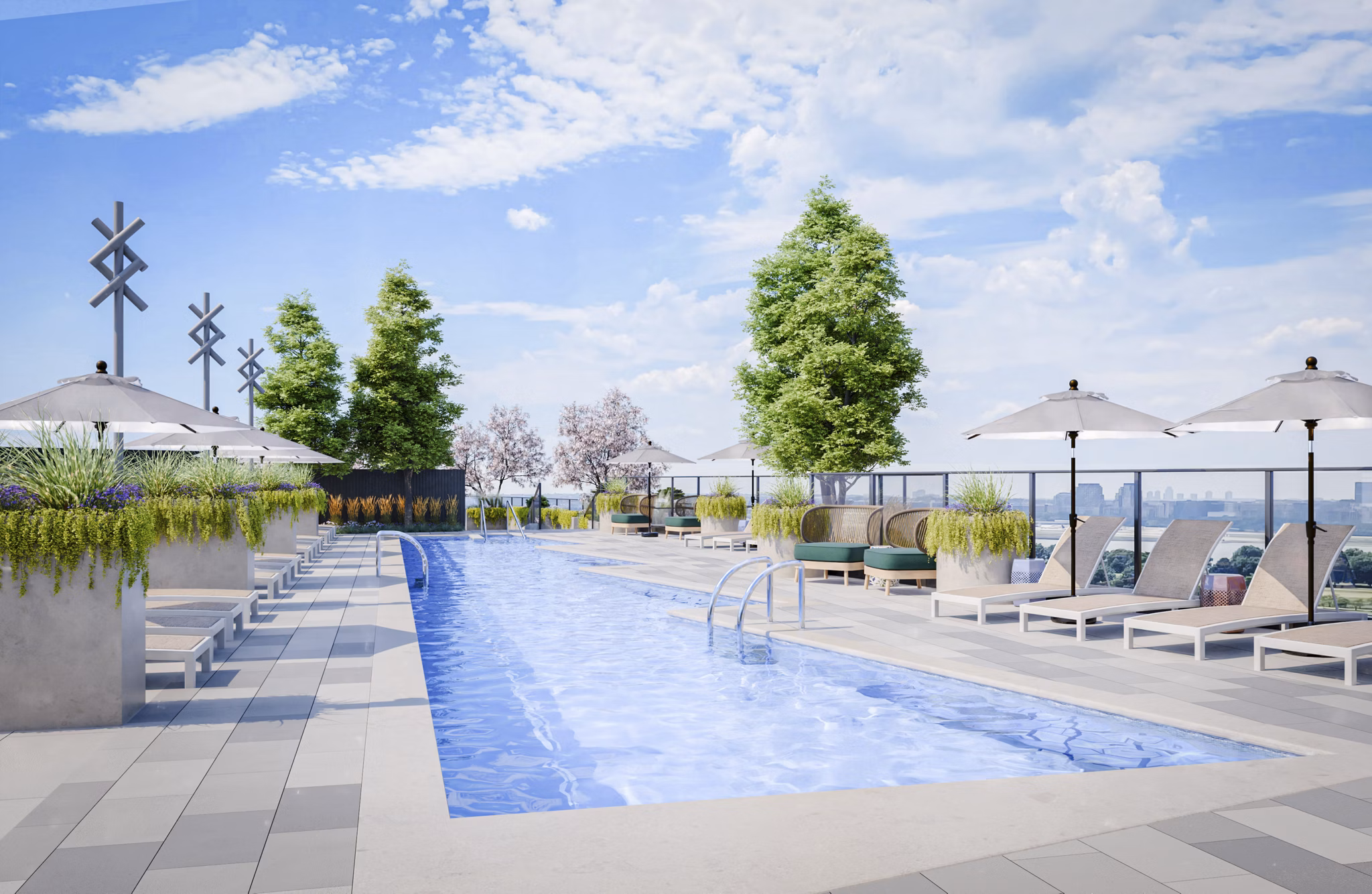 rendering at Everly Apartments