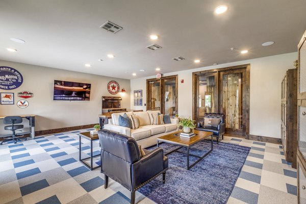 Clubhouse with modern design elements at Alders Cross Creek Apartments