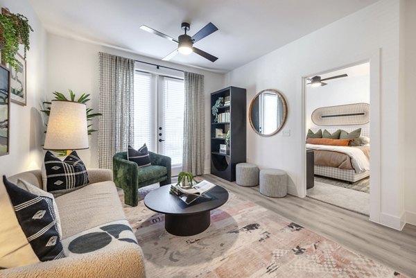living room at Alpine Village Apartments