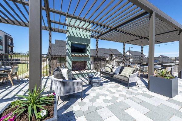 grill area at Alpine Village Apartments