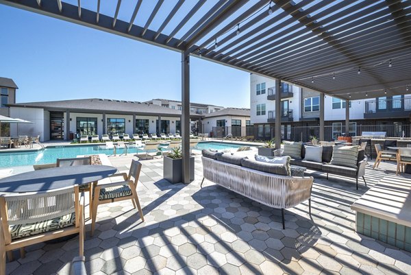 grill area at Alpine Village Apartments
