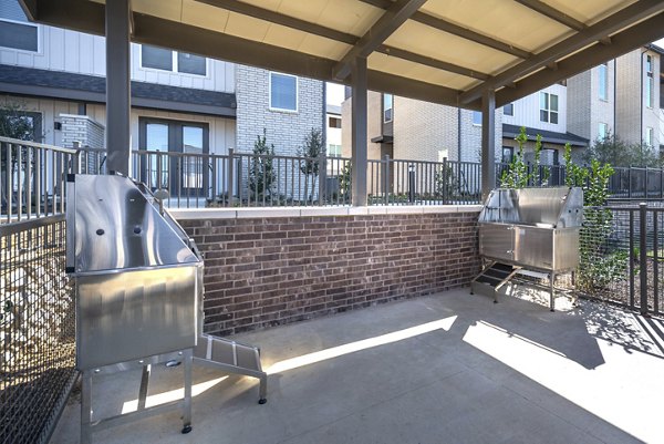 grill area at Alpine Village Apartments