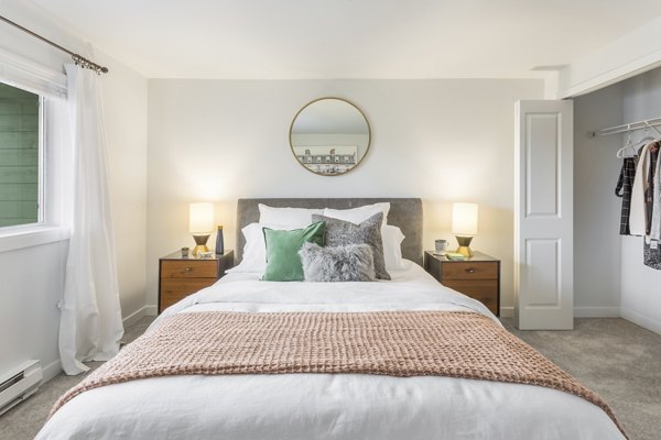 bedroom at The Eden Apartments