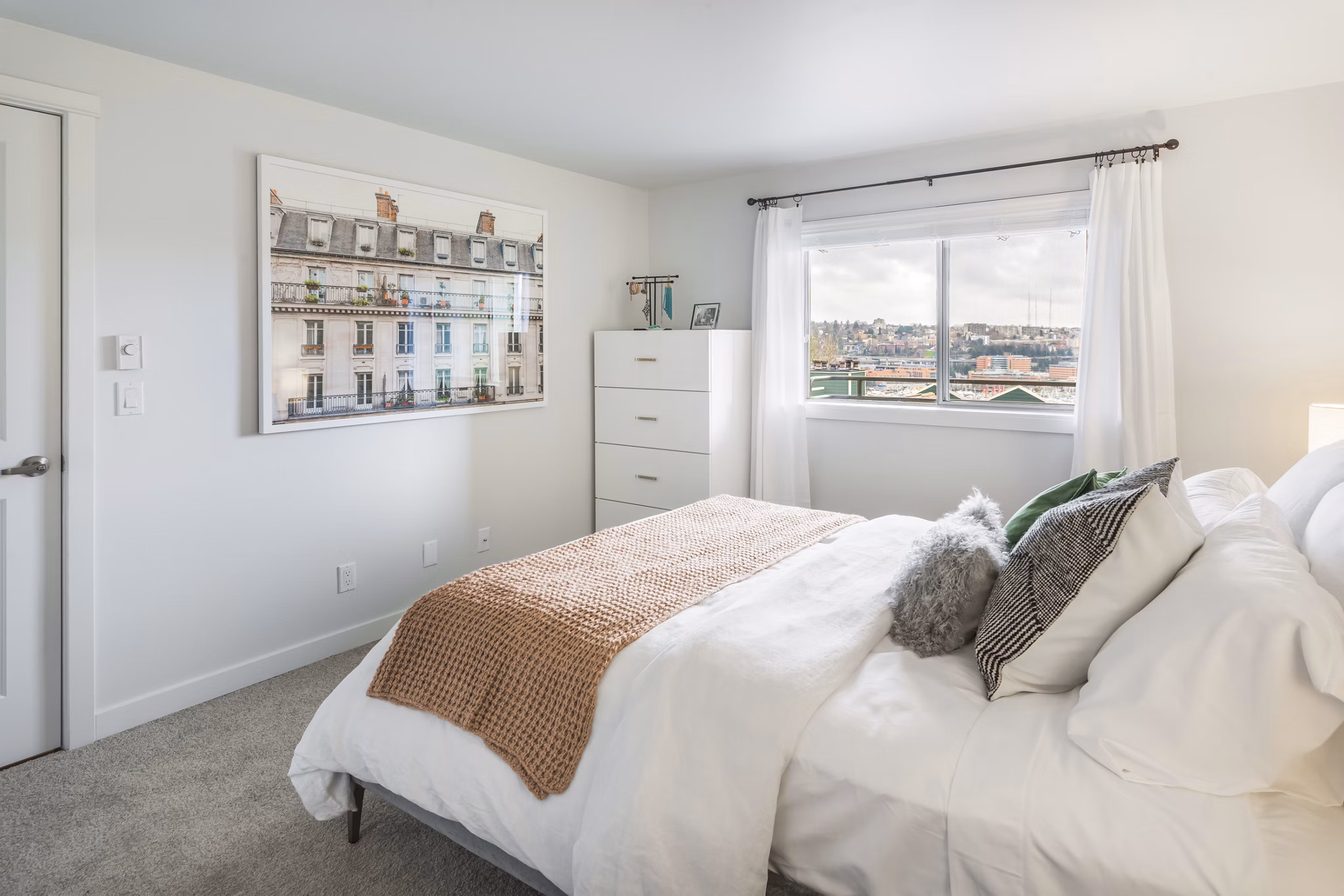 bedroom at The Eden Apartments