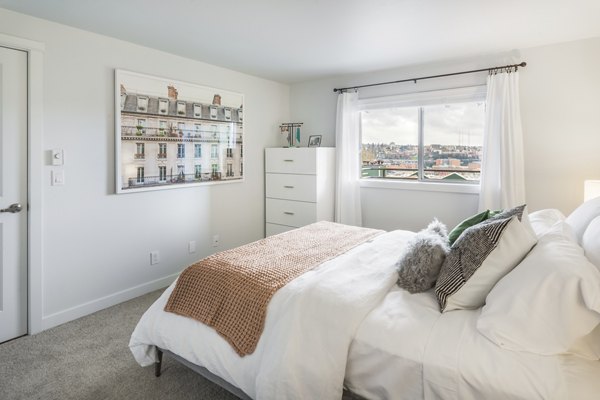 bedroom at The Eden Apartments