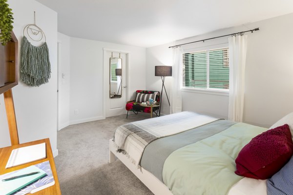 bedroom at The Eden Apartments
