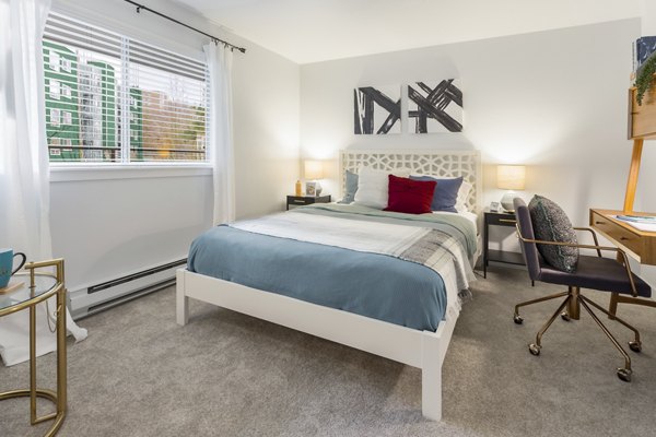 bedroom at The Eden Apartments