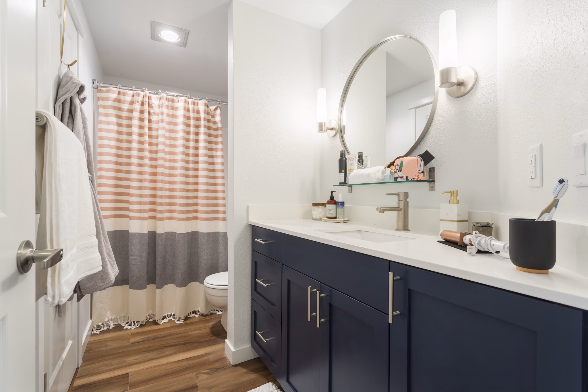 bathroom at The Eden Apartments