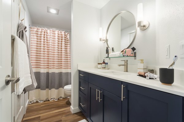 bathroom at The Eden Apartments