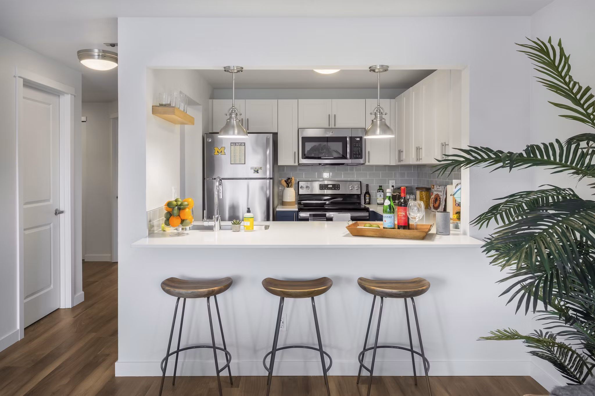 kitchen at The Eden Apartments