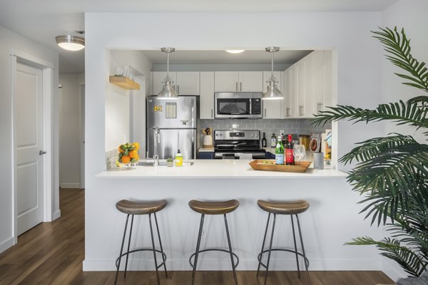 kitchen at The Eden Apartments