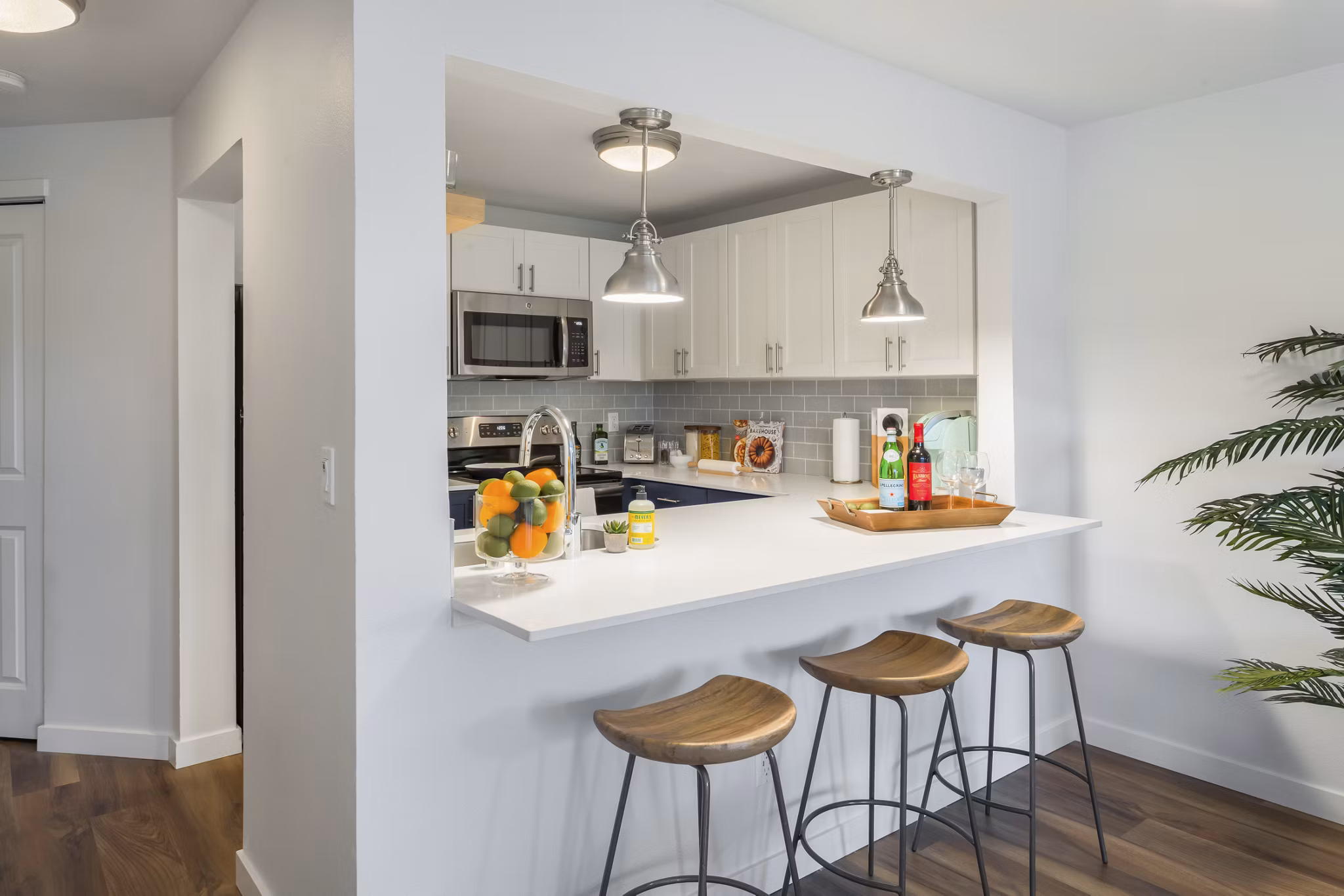 kitchen at The Eden Apartments