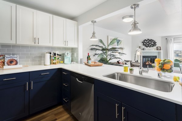kitchen at The Eden Apartments
