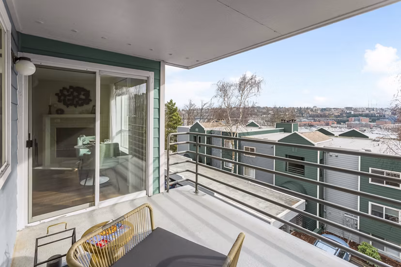 patio at The Eden Apartments
