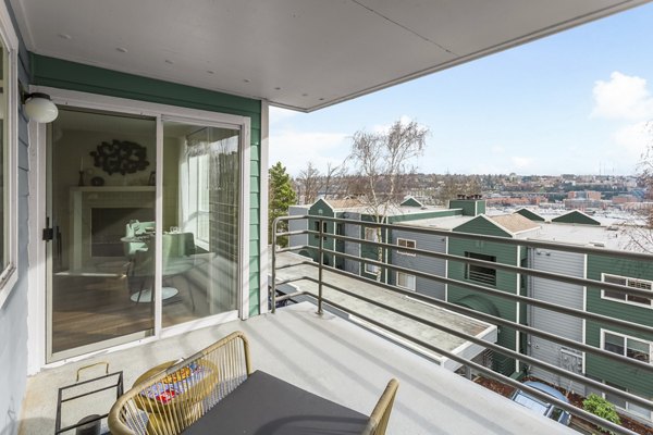 patio at The Eden Apartments