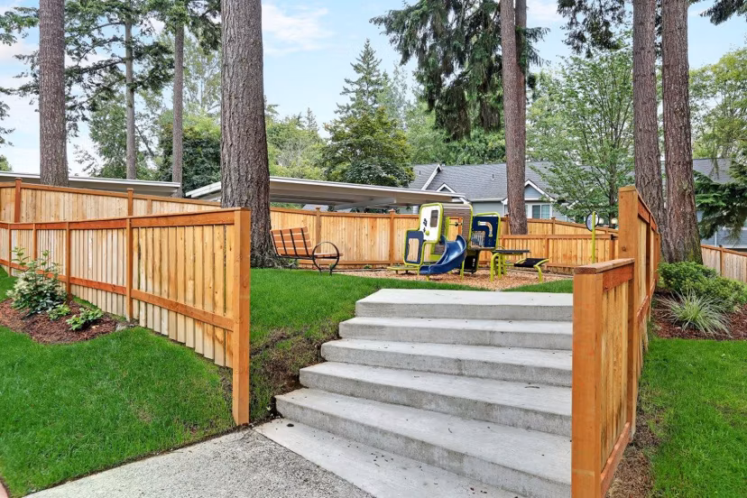 recreational area at Hidden River Townhomes Apartments 
