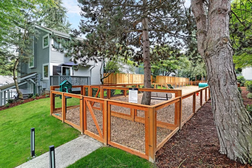 recreational area at Hidden River Townhomes Apartments 