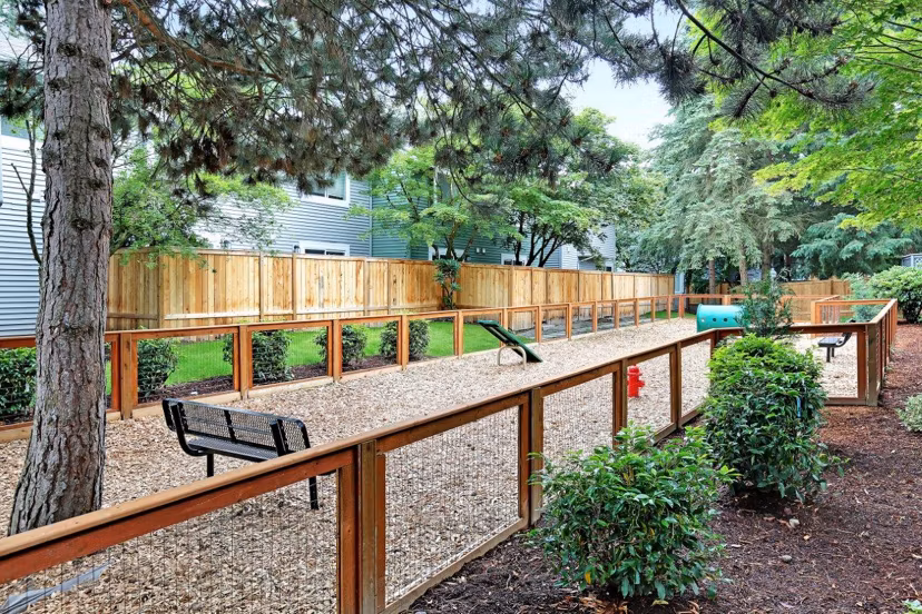 recreational area at Hidden River Townhomes Apartments 