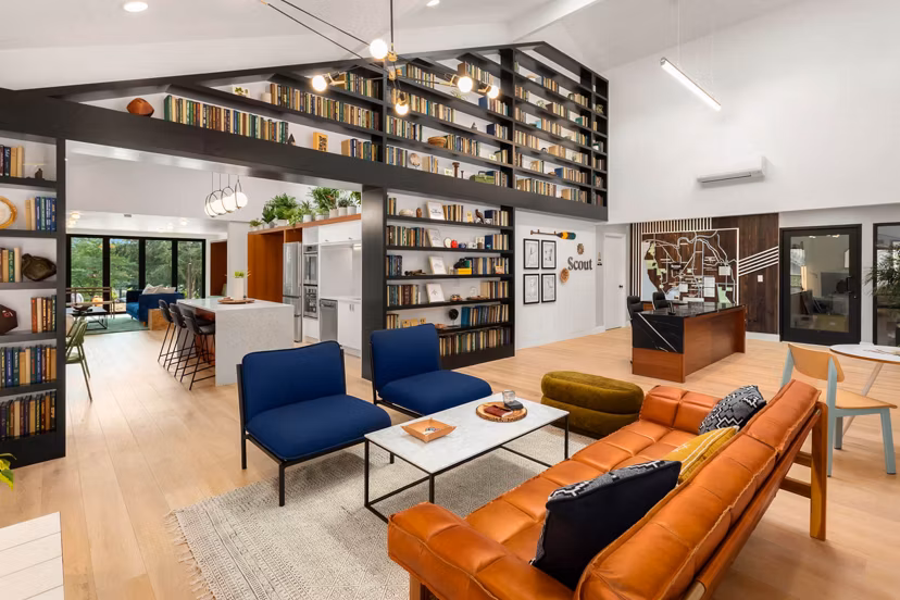 clubhouse at Scout Apartments